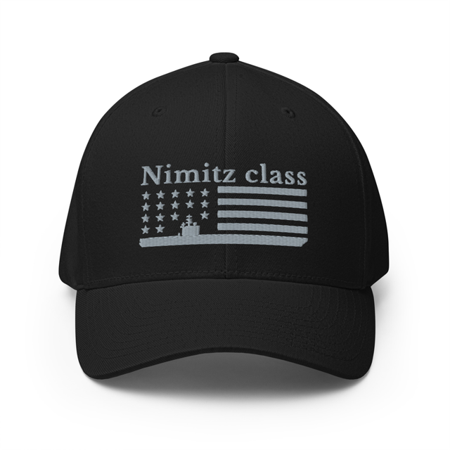 Nimitz-class aircraft carrier Stars and Stripes Structured Twill Cap, second view