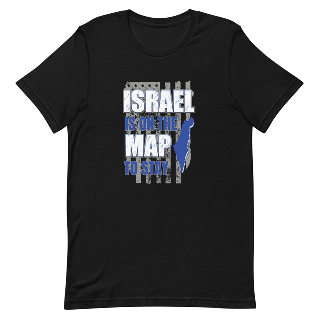 Israel Is On The Map To Stay t-shirt, second view