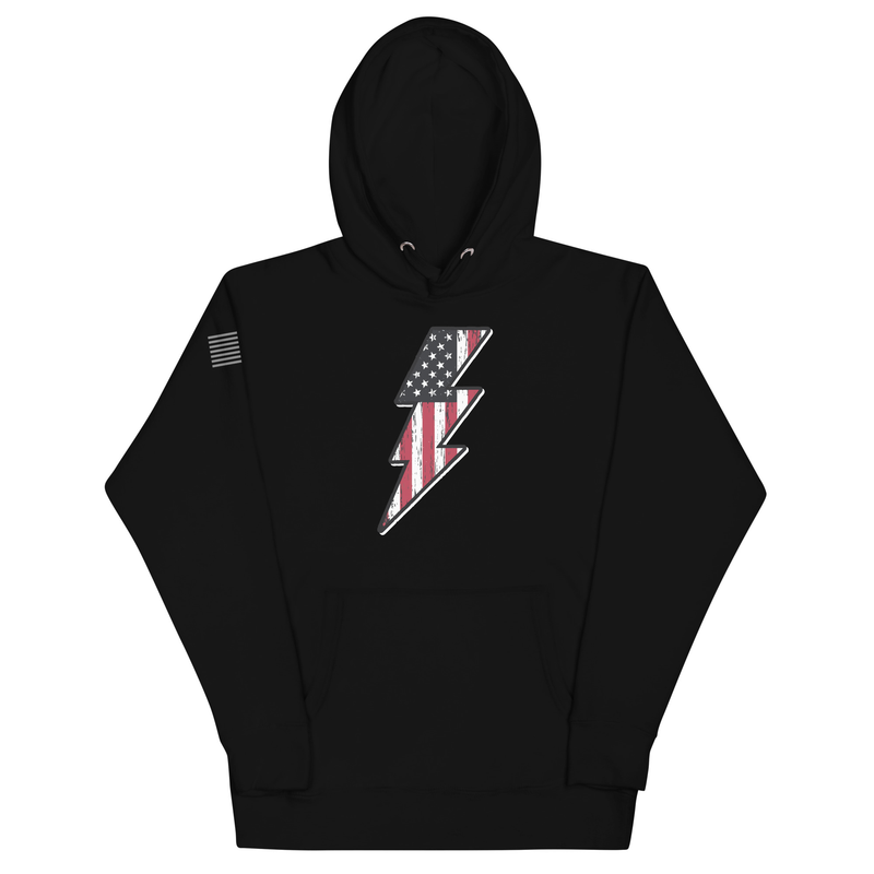 Lightning Bolt America Unisex Hoodie