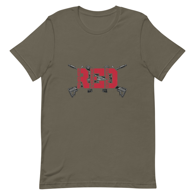 Remember Everyone Deployed t-shirt in Army, product mockup