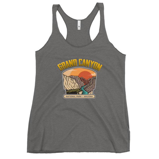 Grand Canyon Outdoors Women's Tank Top in Premium Heather, product mockup
