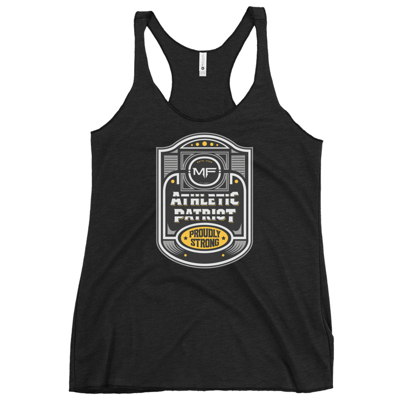 Athletic Patriot Proudly Strong Women's Tank Top