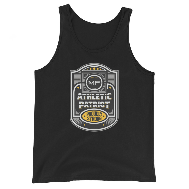 Athletic Patriot Proudly Strong Men's Tank Top