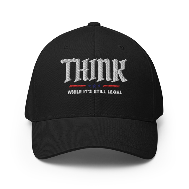 Think While Its Still Legal Structured Twill Cap, second view