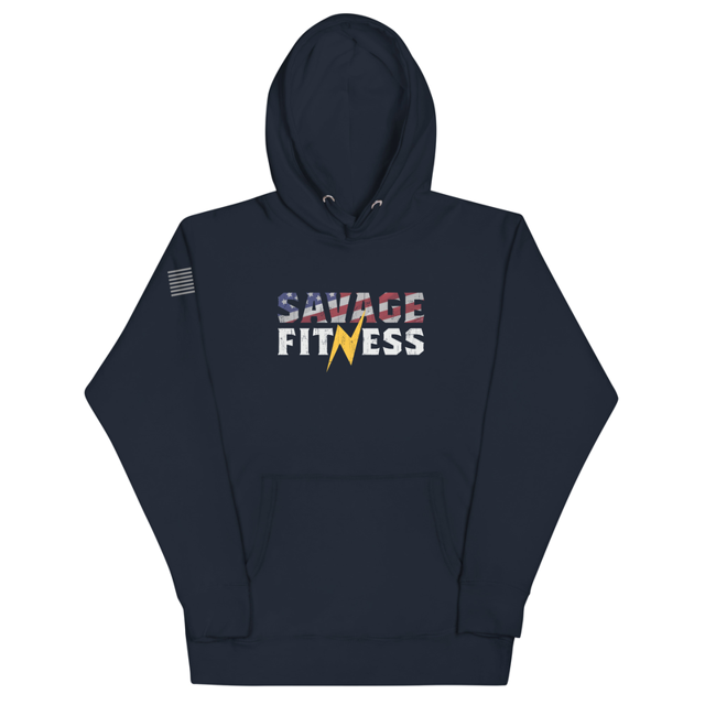 Savage Fitness Unisex Hoodie, second view