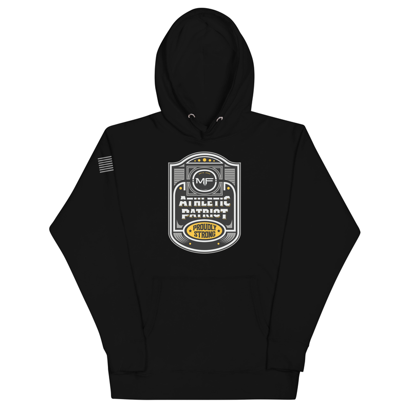 Athletic Patriot Proudly Strong Unisex Hoodie