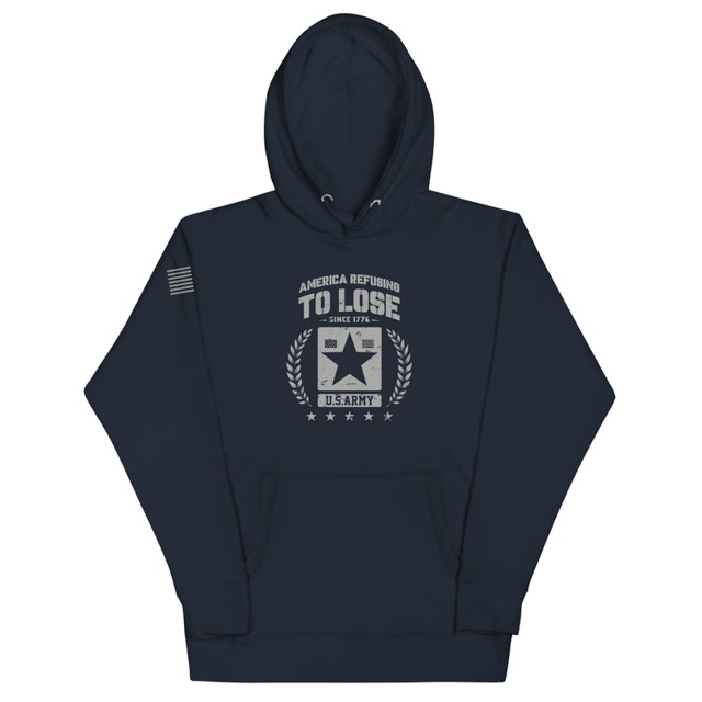 America Refusing To Lose Since 1776 Unisex Hoodie, second view
