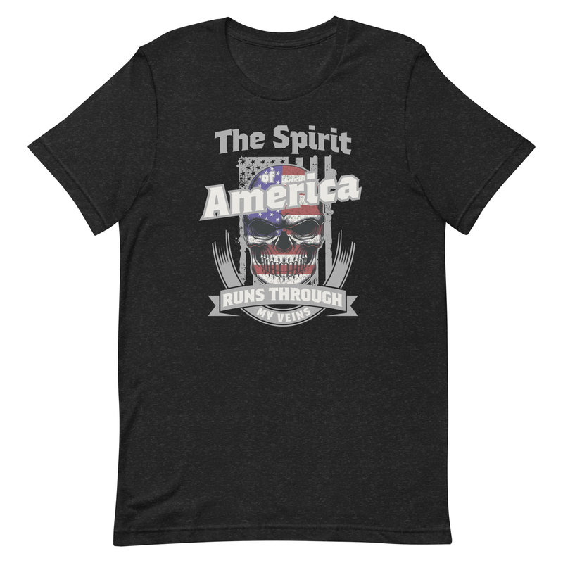 The Spirit of America Runs Through My Veins t-shirt
