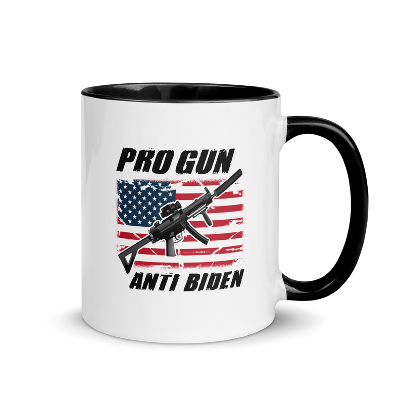 Pro Gun Anti-Biden Mug with Color Inside