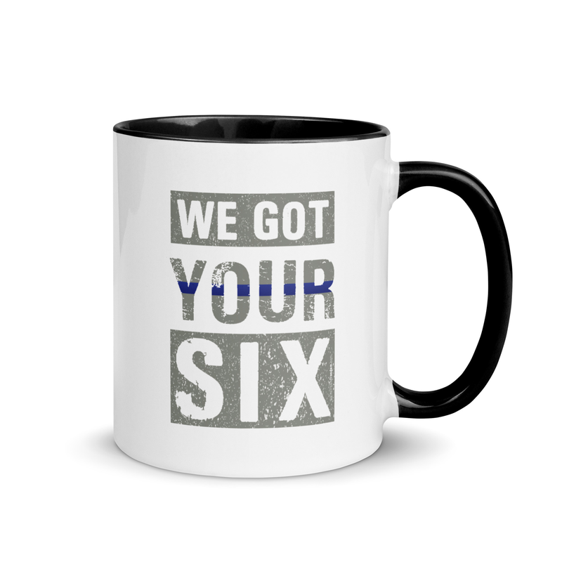 We Got Your Six Mug with Color Inside