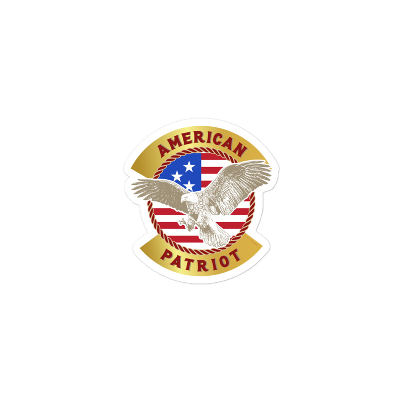 American Patriot Bubble-free stickers