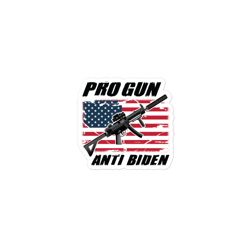 Pro Gun Anti-Biden Bubble-free stickers
