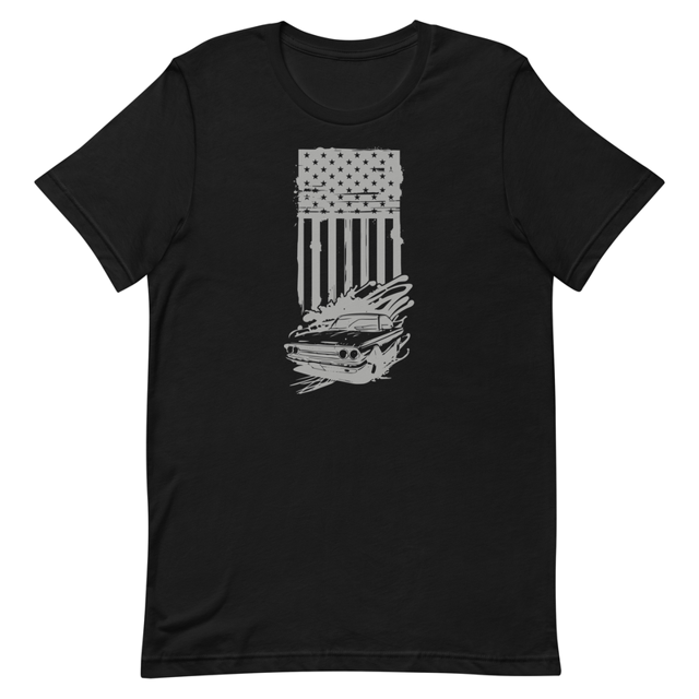 American Flag and Car t-shirt, second view