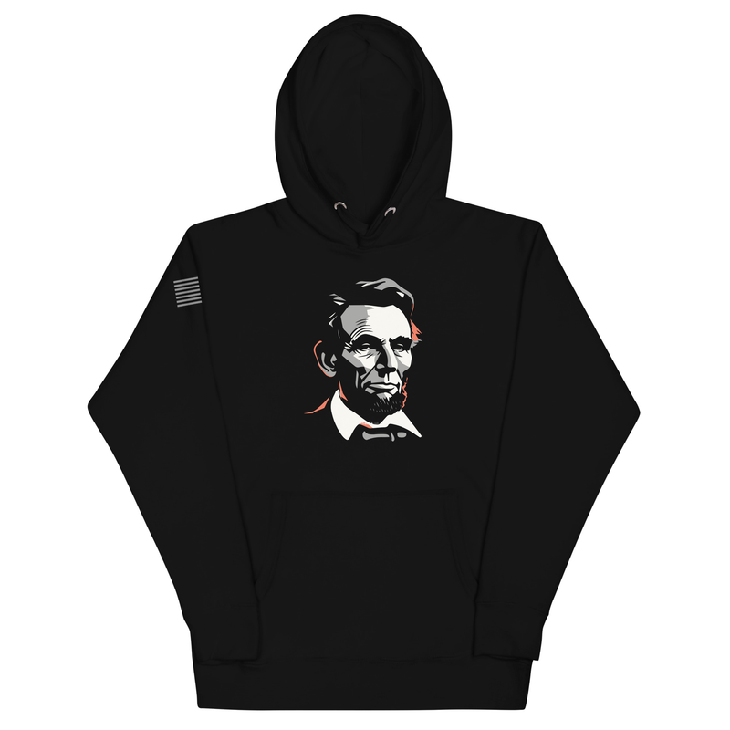 Abe Lincoln Silhouette Unisex Hoodie