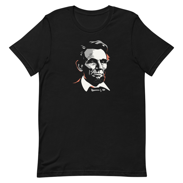 Abe Lincoln Silhouette t-shirt, second view