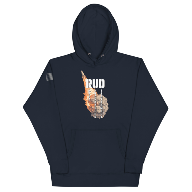 RUD - Rapid unscheduled disassembly Unisex Hoodie, second view