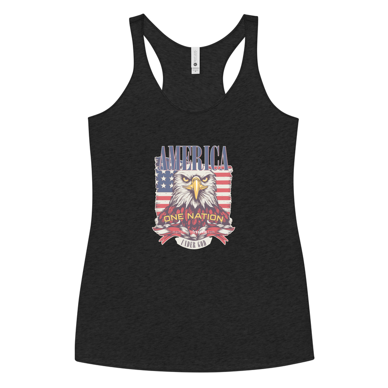 America One Nation Under God Women's Tank Top