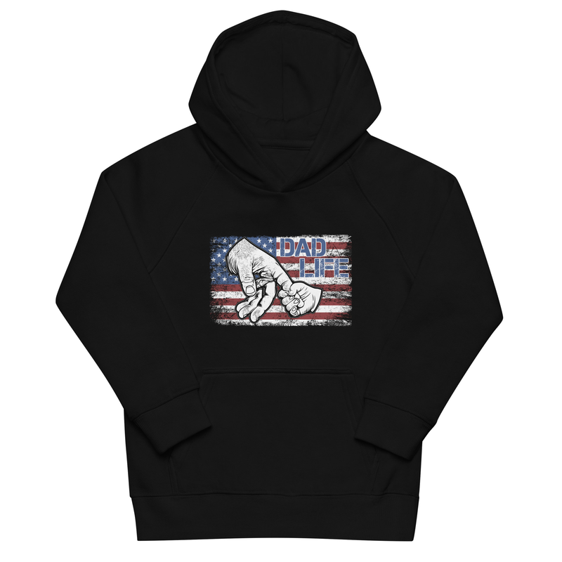 Dad Life Kids eco hoodie