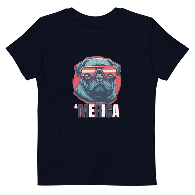 Merica Organic cotton kids t-shirt, second view