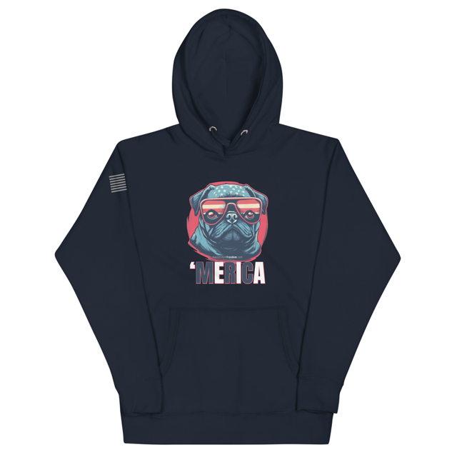 Merica Unisex Hoodie, second view