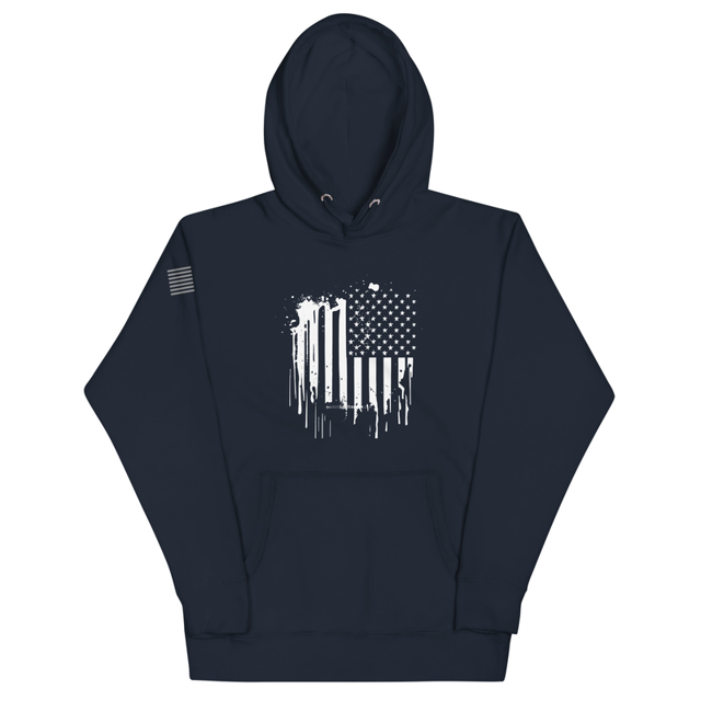 American Flag Unisex Hoodie, second view