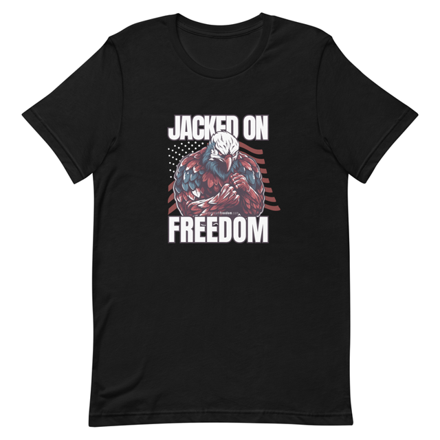 Jacked On Freedom t-shirt, second view