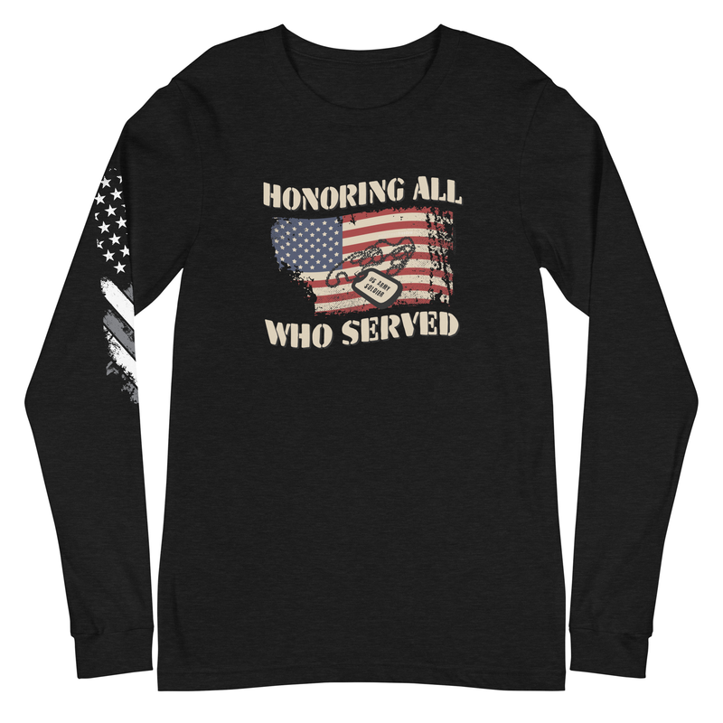 Honoring All Who Served Unisex Long Sleeve Tee