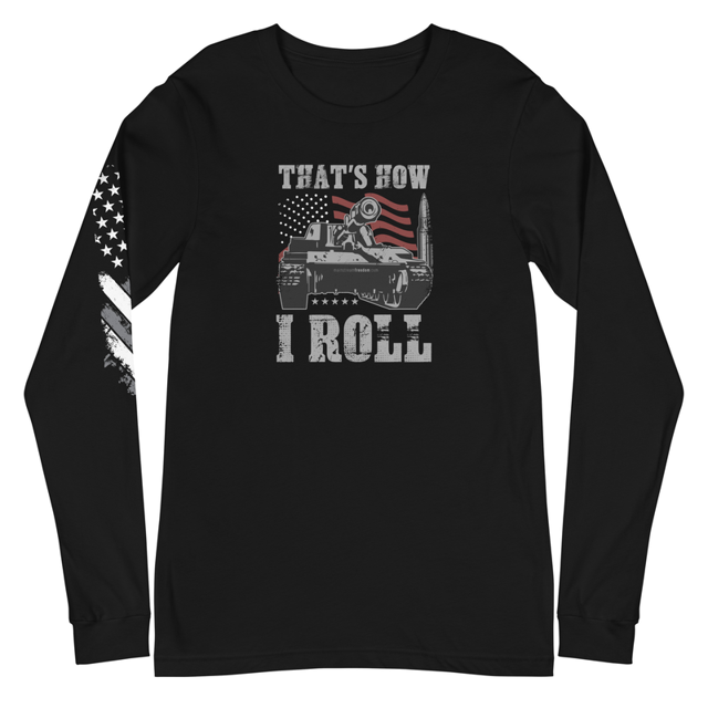 That's How I Roll Unisex Long Sleeve Tee, second view