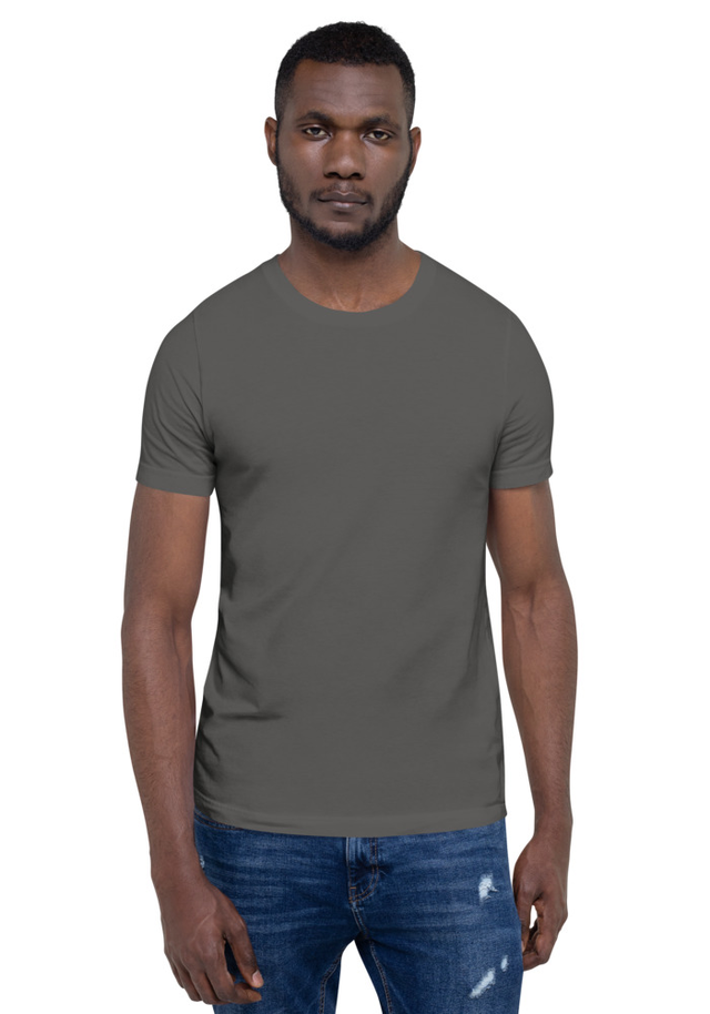 With A Great Country Comes Great Responsibility t-shirt in Asphalt, product mockup