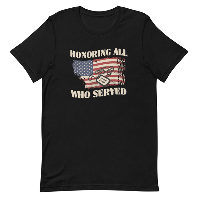 Honoring All Who Served t-shirt, second view