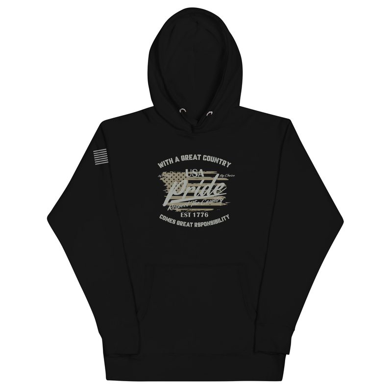 With A Great Country Comes Great Responsibility Unisex Hoodie