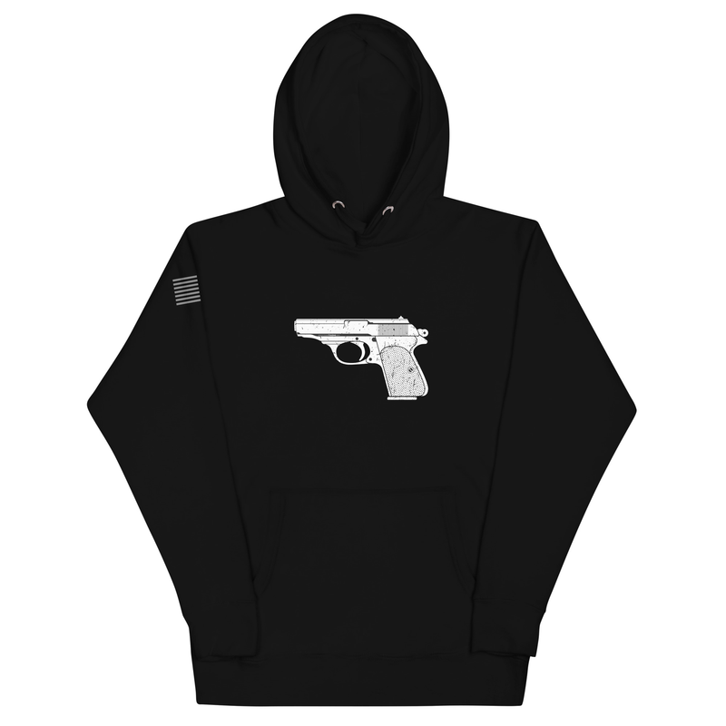 Hand Gun Unisex Hoodie