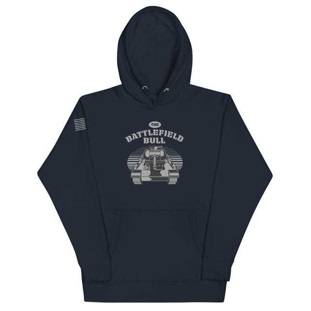 The Battlefield Bull Unisex Hoodie, second view