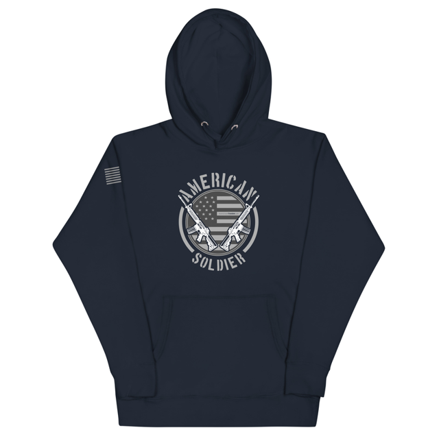 American Soldier Unisex Hoodie, second view
