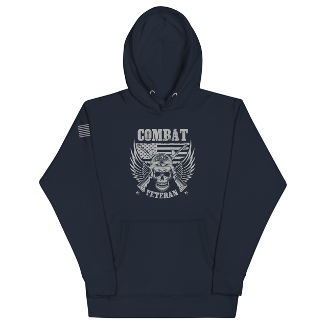 Combat Veteran Unisex Hoodie, second view