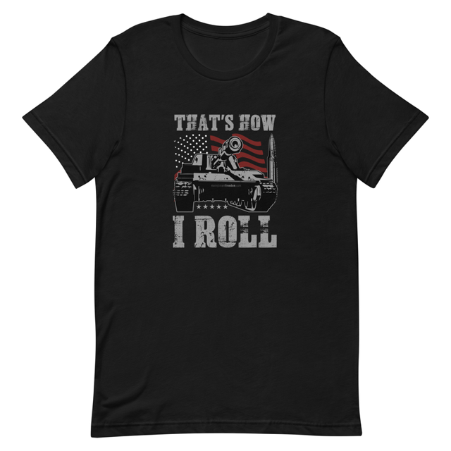 That's How I Roll Unisex t-shirt, second view