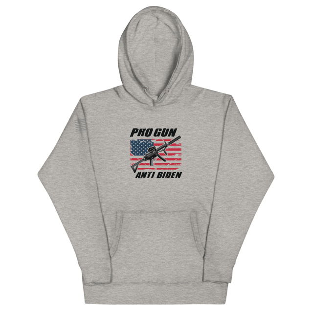 Pro Gun Anti-Biden Unisex Hoodie, second view