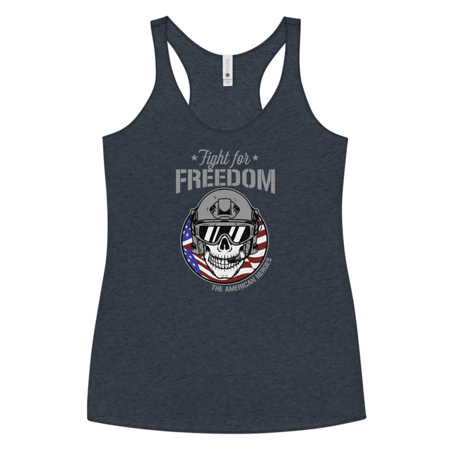 Fight For Freedom - The American Heroes Women's Tank Top, second view