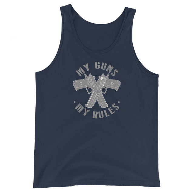 My Guns My Rules Men's Tank Top, second view