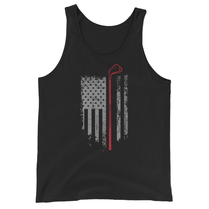 Grunge American Golfer Men's Tank Top
