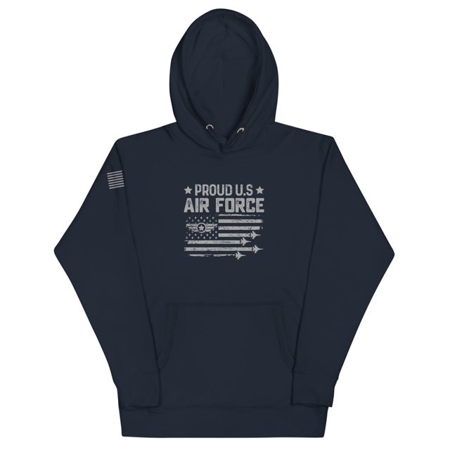 Proud US Air Force Unisex Hoodie, second view