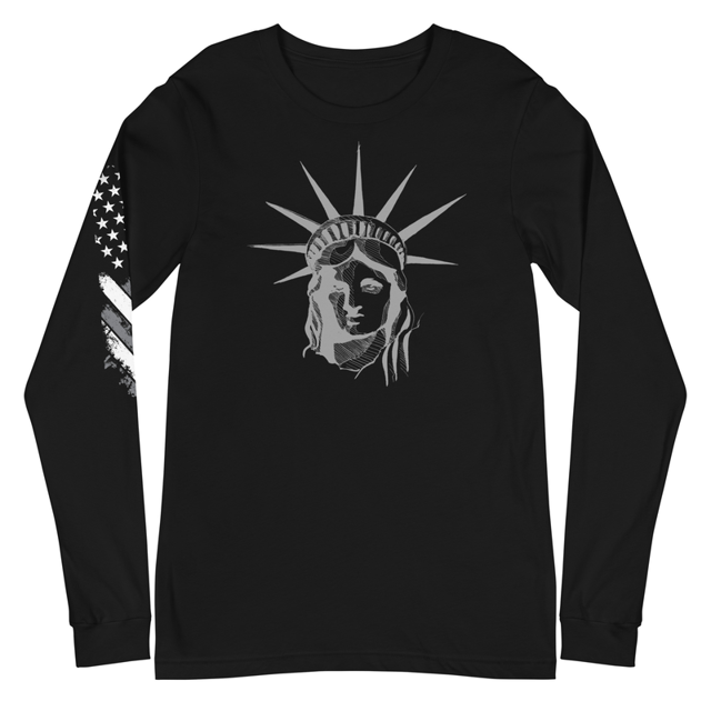 Statue of Liberty Unisex Long Sleeve Tee, second view