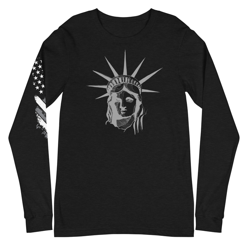 Statue of Liberty Unisex Long Sleeve Tee