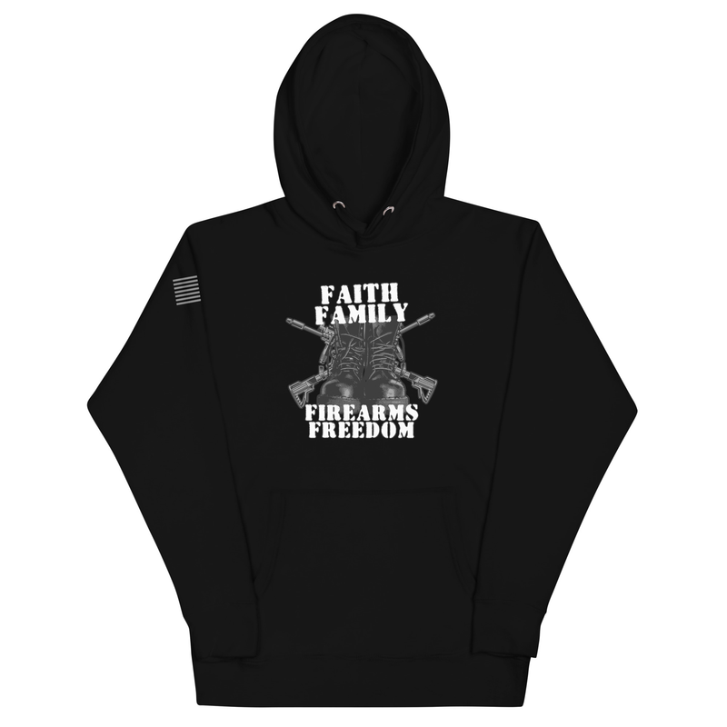 Faith Family Firearms Freedom Unisex Hoodie