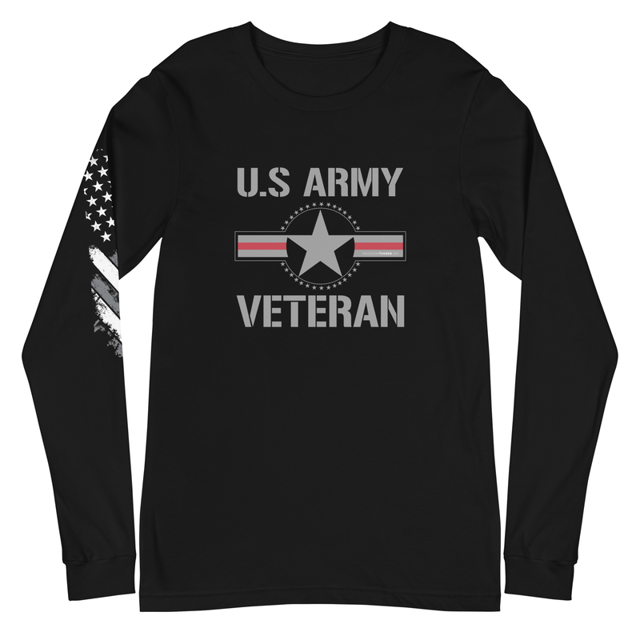 U.S. Army Veteran Unisex Long Sleeve Tee, second view
