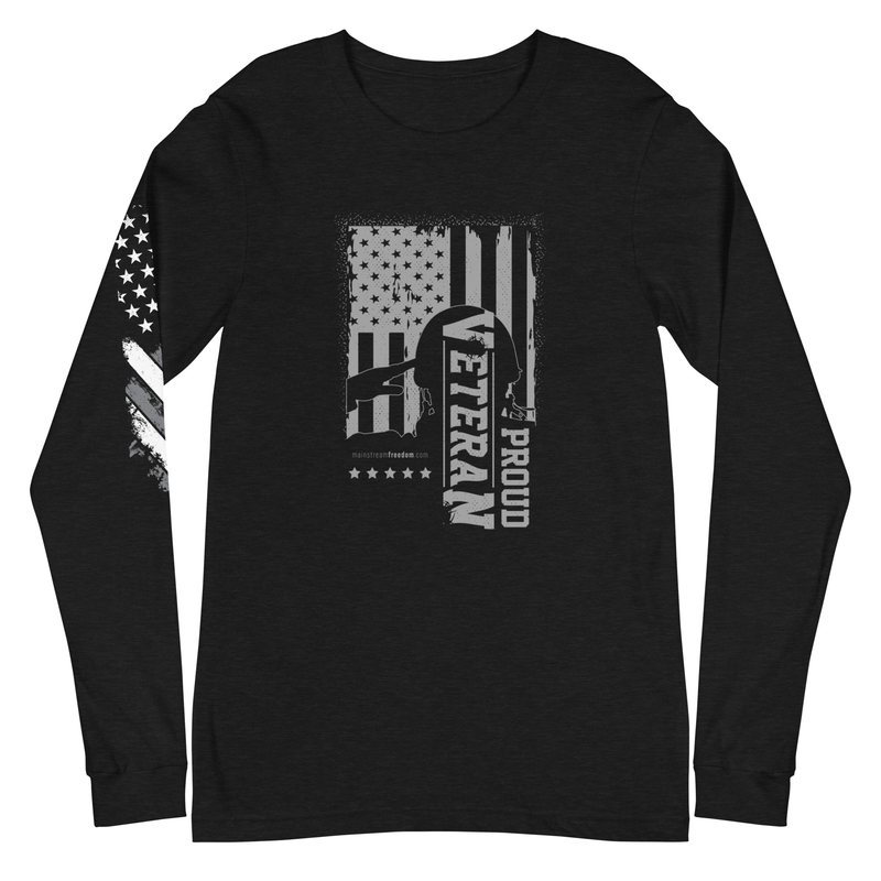Proud Veteran Unisex Long Sleeve Tee