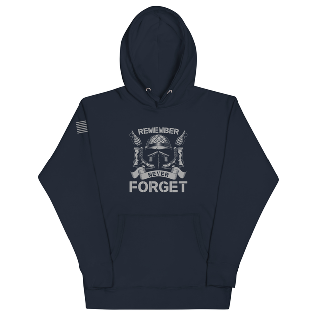 Remember Never Forget Unisex Hoodie, second view