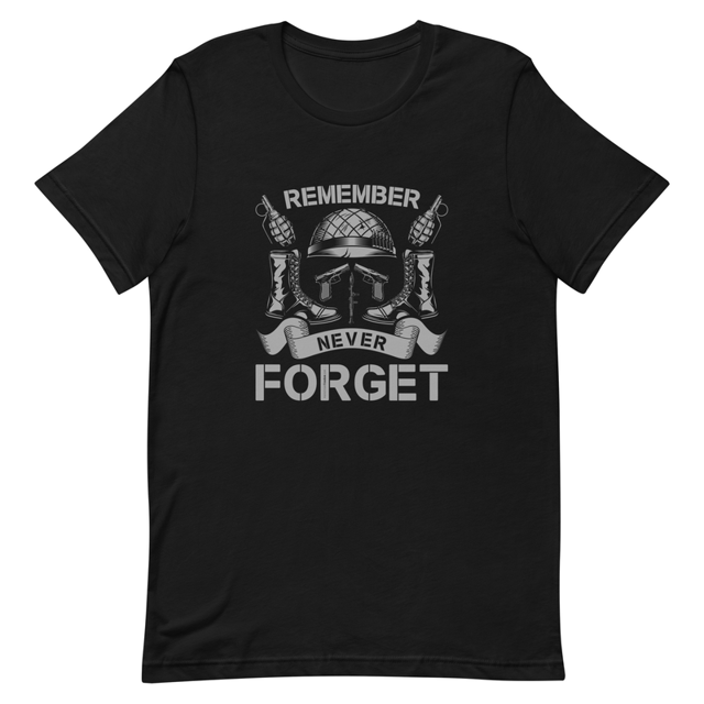 Remember Never Forget Unisex t-shirt, second view