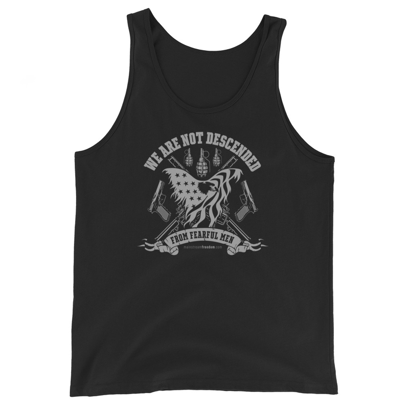 We Are Not Descended from Fearful Men - Men's Tank Top