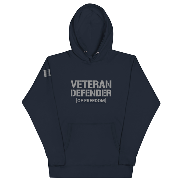 Veteran Defender of Freedom Unisex Hoodie, second view